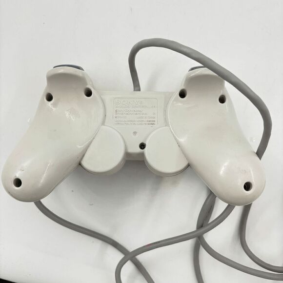 Sony Playstation 1 PS1 PSOne OEM Controller White Dual Shock Analog SCPH-110 - Picture 3 of 3